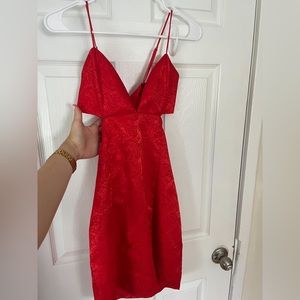 Lucy In The Sky Red Mini Dress